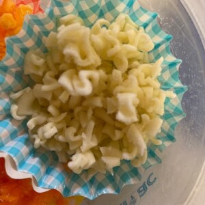 離乳食中期「マカロニ」冷凍保存法